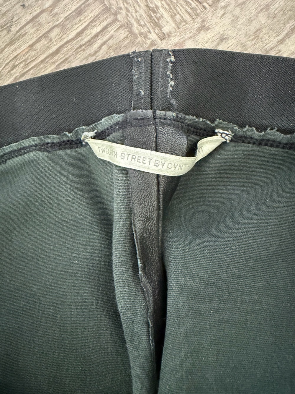 Twelfth Street by Cynthia Vincent Embossed Leather Leggings - Picture 6 of 11